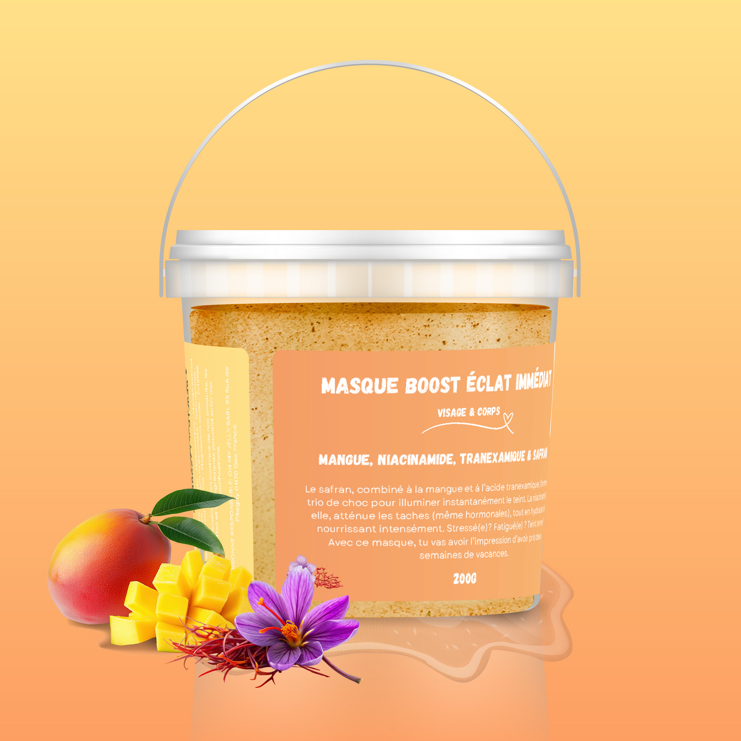 MANGUE 🥭 - MASQUE JELLY GLOW INSTANTANÉ