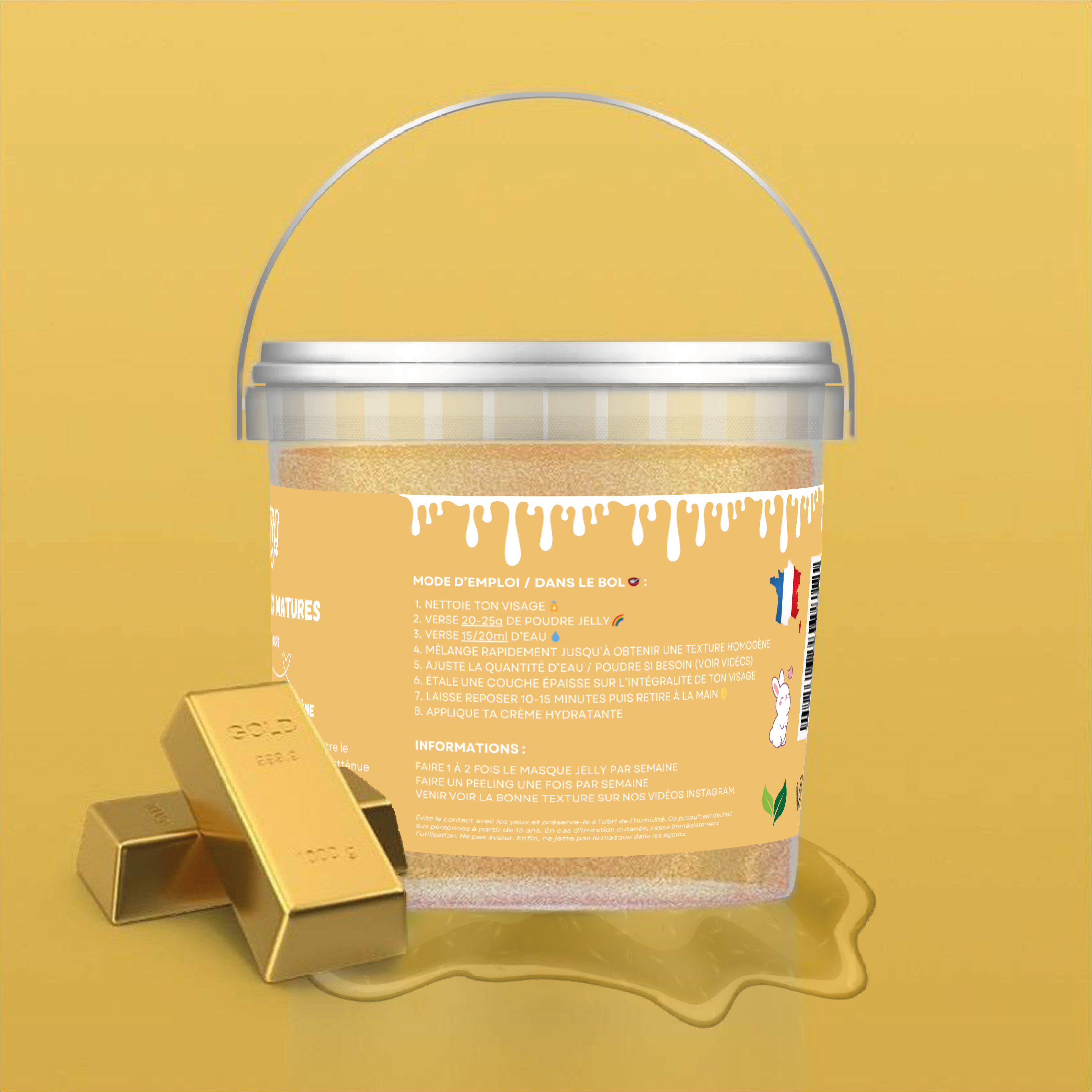 OR 24 CARATS ✨ - MASQUE JELLY PEAU MATURE