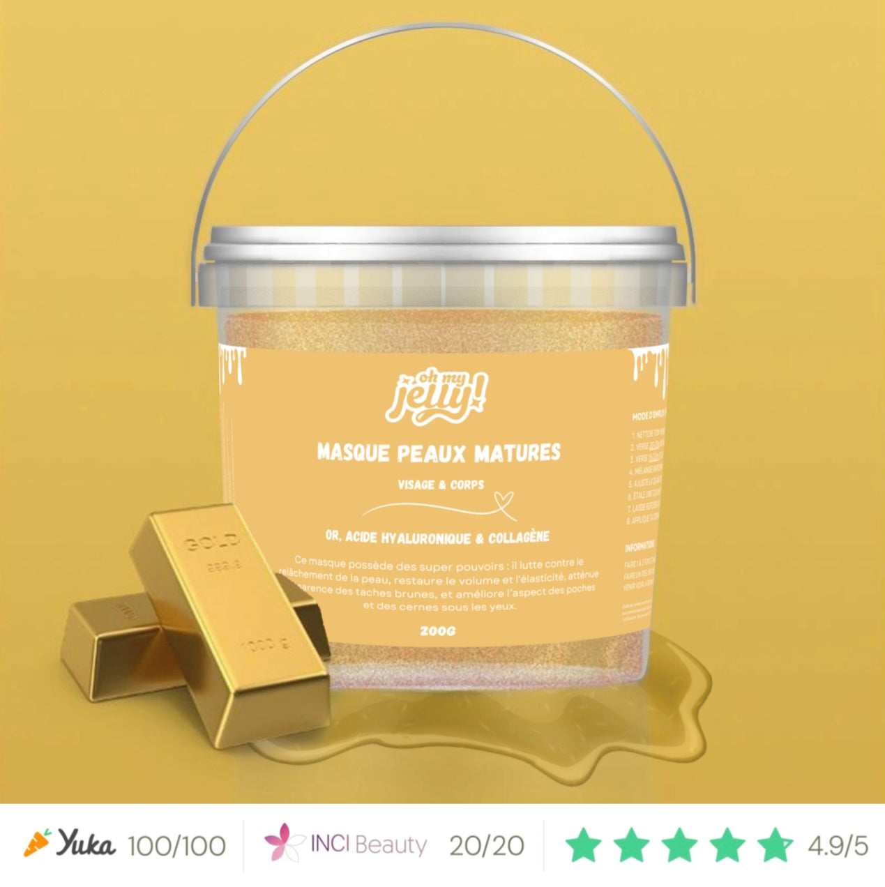 OR 24 CARATS ✨ - MASQUE JELLY PEAU MATURE