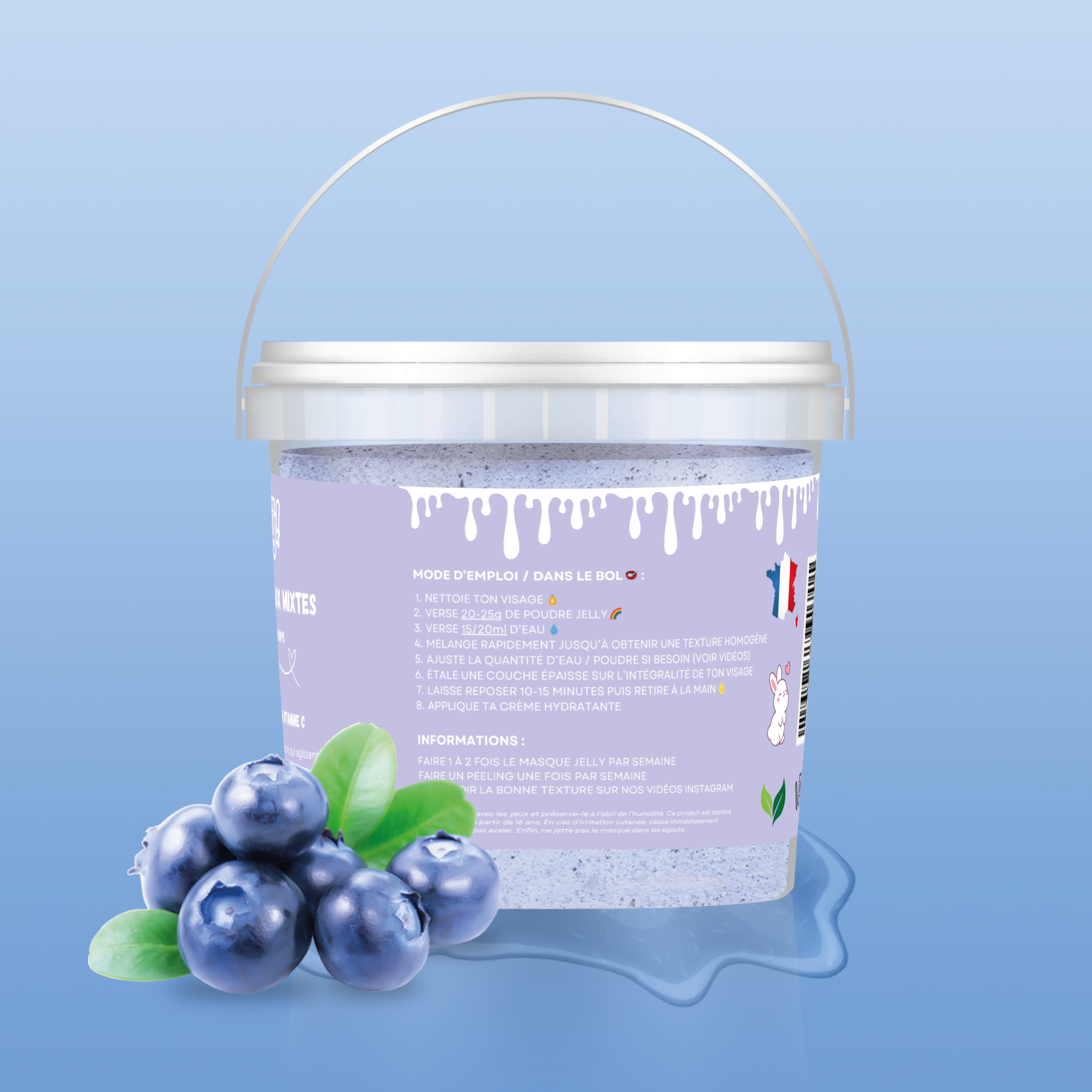 MYRTILLE 🫐 - MASQUE JELLY PEAU MIXTE