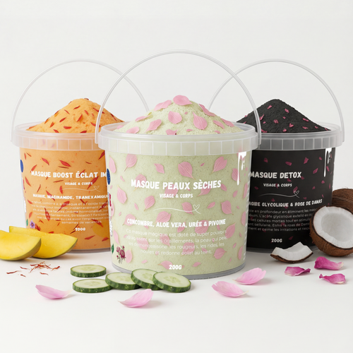 Pack Stress & Fatigue – Réparation & Confort Urée · Niacinamide · Mangue