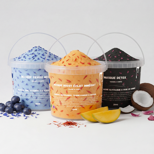 Pack Teint Net & Lumineux Niacinamide · Acide Tranexamique · Vitamine C · Safran